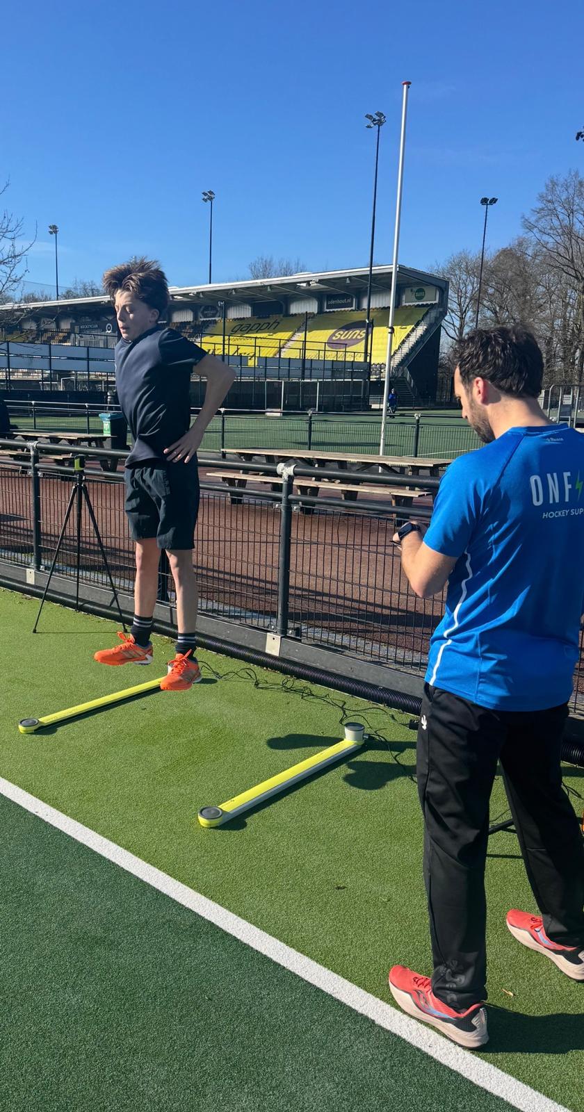 Performance Scan on the hockey field